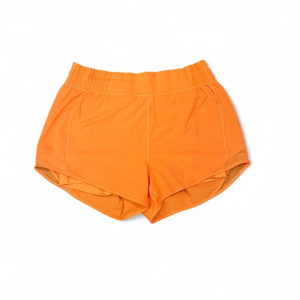 Mondetta Orange Athletic Shorts Lightweight Elastic Waist